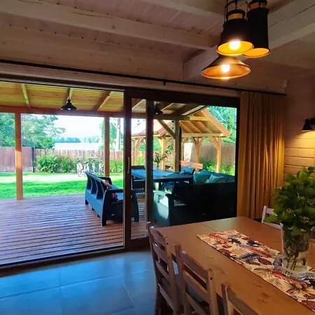 Nad Kalwa - Mazury Caloroczny Dom Do Wynajecia Z Widokiem Na Jezioro - Pomost - Lodka - Rower Wodny